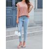 imageCicy Bell Womens Summer Cap Sleeve Tank Tops Casual Crew Neck Tshirts Trendy Loose Fit Basic Tee ShirtsPink