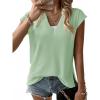 imageCicy Bell Womens V Neck Sleeveless Sweater Vest Oversized Ribbed Knit Side Slit Pullover Tank TopsLight Green