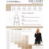 imageCicy Bell Womens Business Casual Fitted Blazers Collarless Split Hem Work Office Button Down Suit JacketsRed